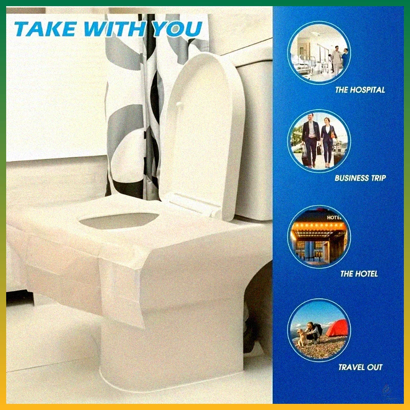 Disposable Toilet Seat Covers (Pack of 10) thumbnail 2