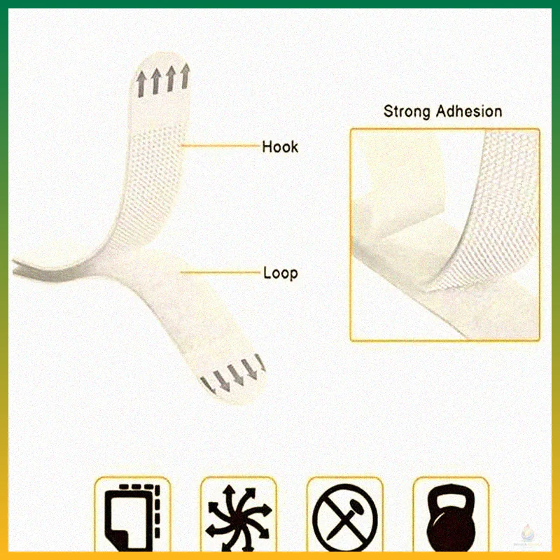 Heavy Duty No-Drill Velcro Hanging Strips (2 Strips) thumbnail 2
