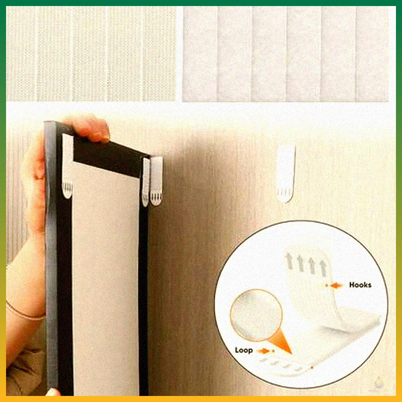 Heavy Duty No-Drill Velcro Hanging Strips (2 Strips) thumbnail 4